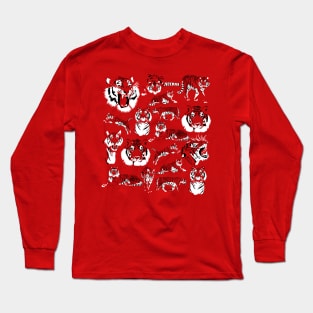 Tigers Characters Long Sleeve T-Shirt